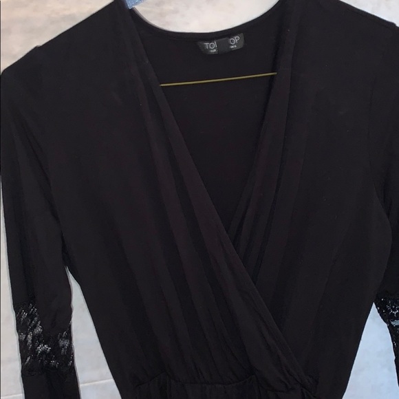 Top Shop extra Comfy &Classy / Blk w/lace accents - Picture 3 of 8